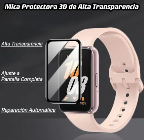Foto 3 pulgar | Correa para Samsung Galaxy Fit 3 2 Piezas + Mica + Funda