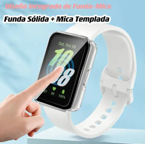 Foto 4 pulgar | Correa para Samsung Galaxy Fit 3 2 Piezas + Mica + Funda