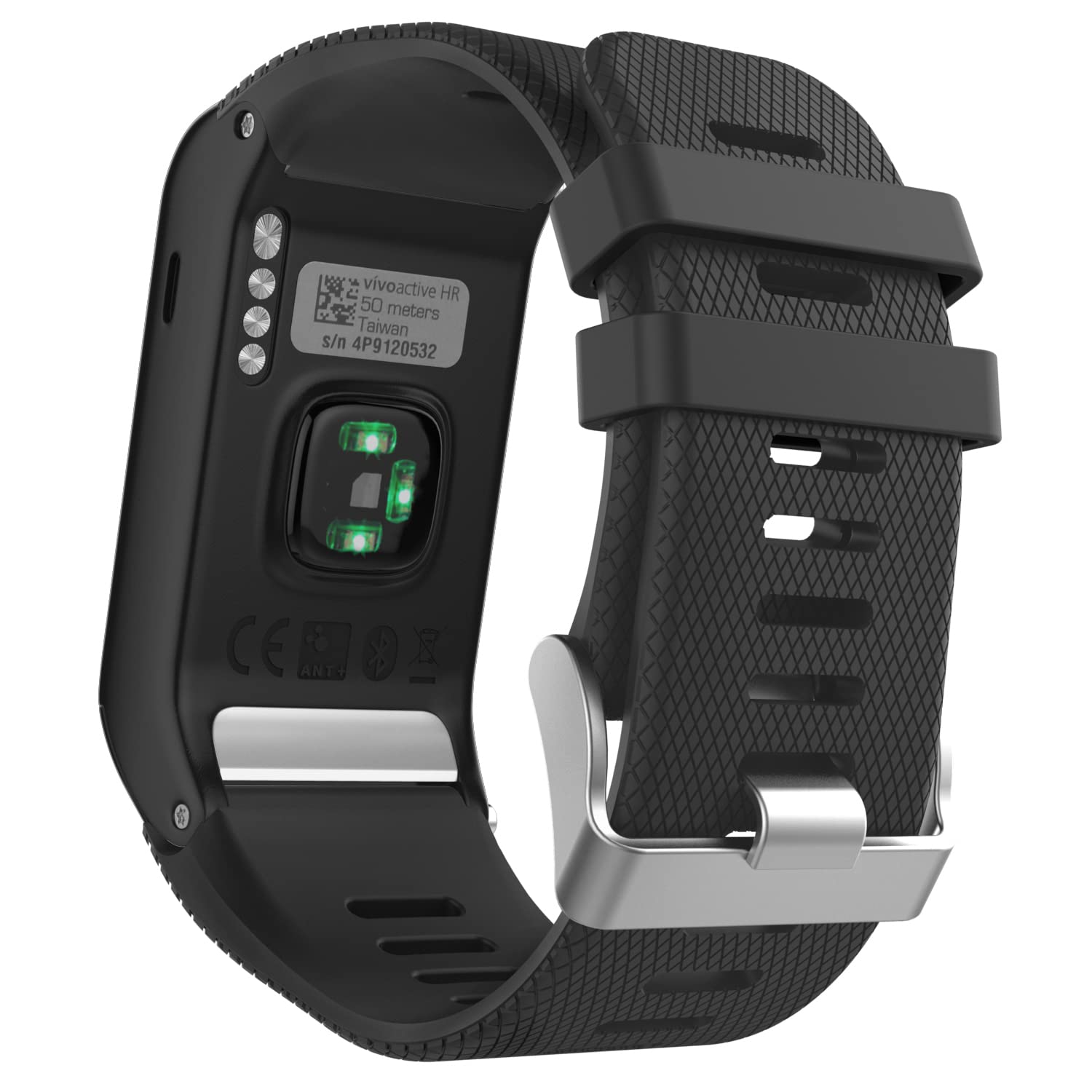 Foto 1 | Correa De Reloj Moko Compatible Con Garmin Vivoactive Hr  Color Negro - Venta Internacional.