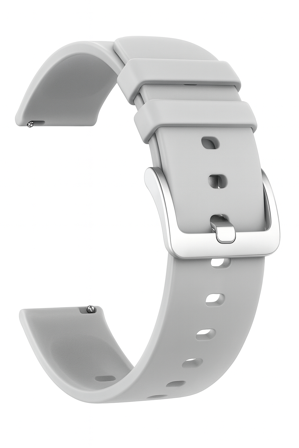 Foto 2 pulgar | Correa Universal de Silicón Gris 20 mm para Smartwatch, Diseño Deportivo y Ajuste Rápido