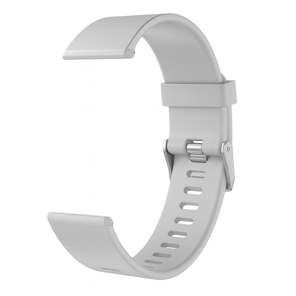 Foto 3 pulgar | Correa Universal de Silicón Gris 20 mm para Smartwatch, Diseño Deportivo y Ajuste Rápido