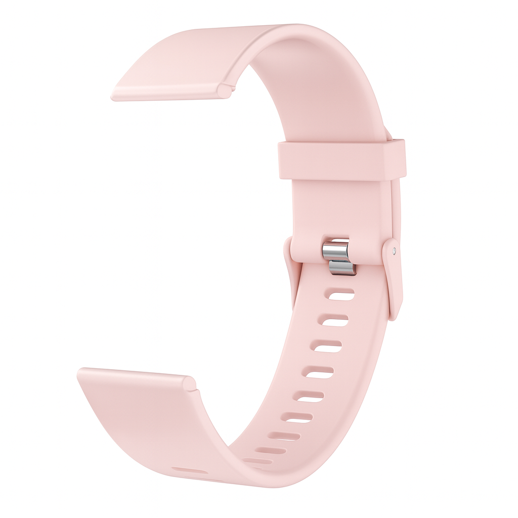 Foto 3 pulgar | Correa Universal de Silicón Rosa 20 mm para Smartwatch, Diseño Deportivo y Ajuste Rápido