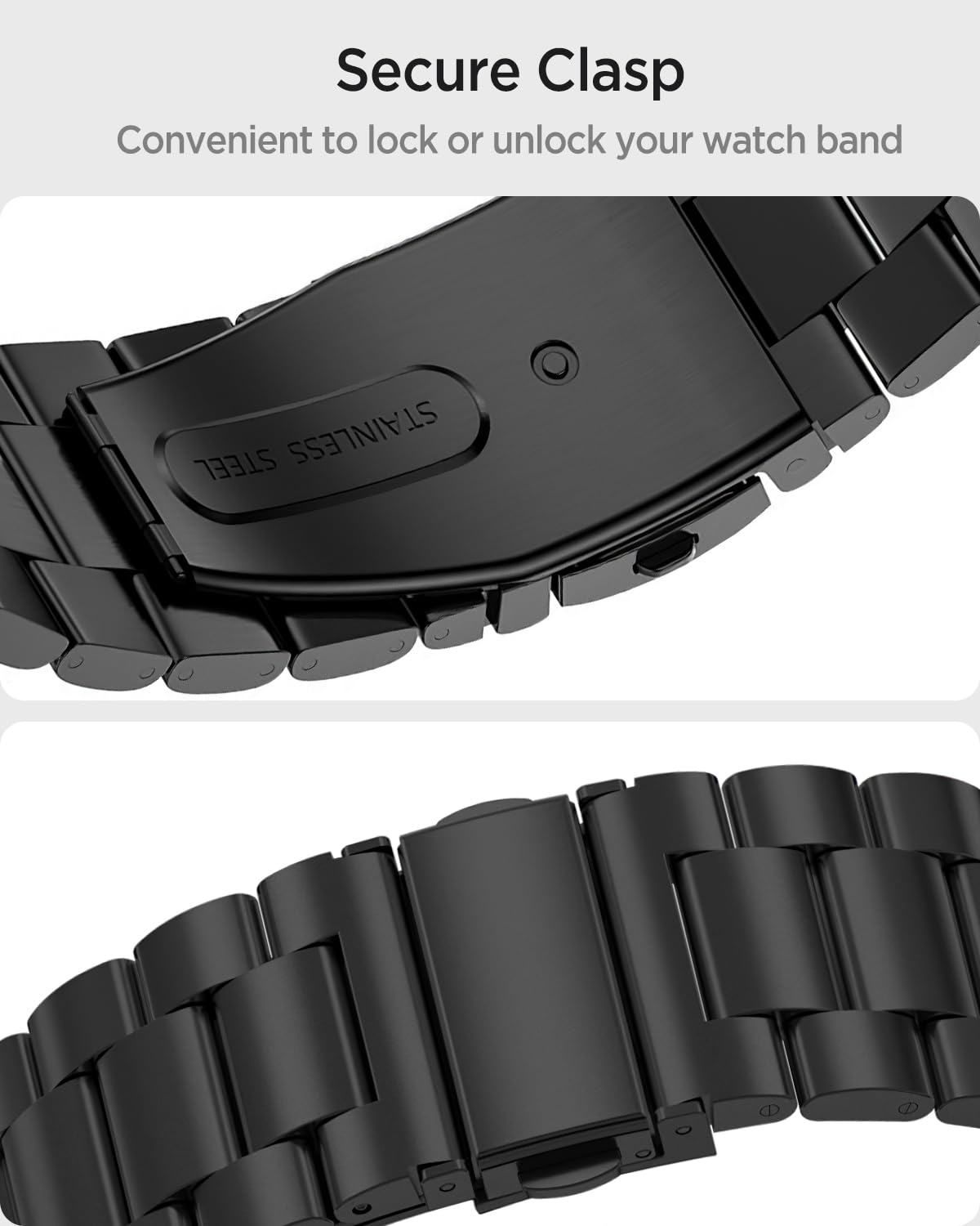 Foto 6 pulgar | Correa De Reloj Miimall De Acero Inoxidable Para Samsung Galaxy 8 - Venta Internacional.