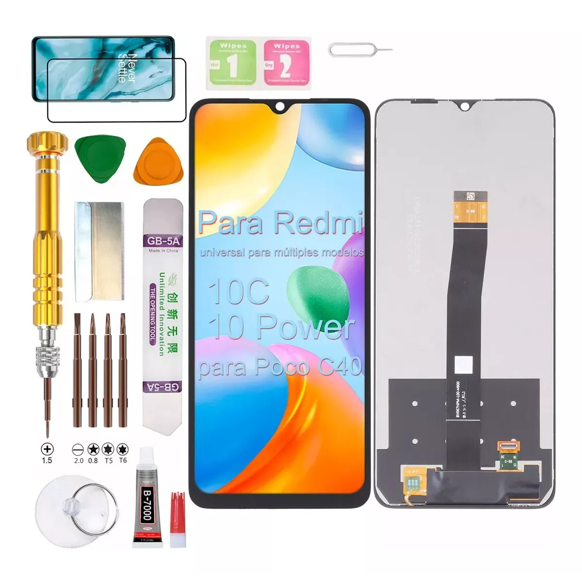 Foto 4 pulgar | Pantalla para Xiaomi Redmi 10c 220333QL / Poco C40 Gadget Troops Original