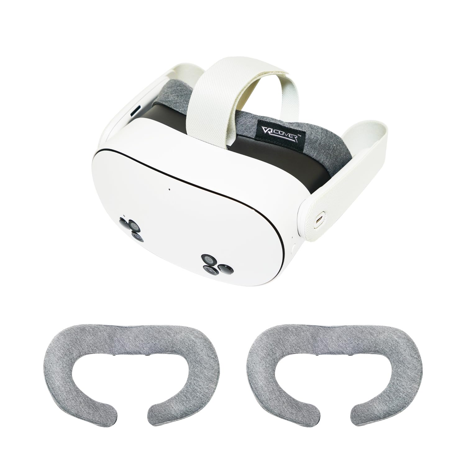 Funda Vr Cover Vr Para Meta Quest 3s, Algodón Lavable (2 Unidades) - Venta Internacional.