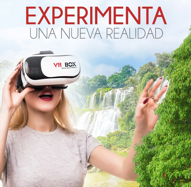 Foto 3 pulgar | Xtellar Lentes De Realidad Virtual 3d  Tecnología Avanzada Vr Box Cardboard Para Iphone Y Android