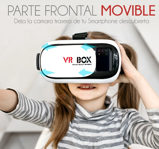 Foto 5 pulgar | Xtellar Lentes De Realidad Virtual 3d  Tecnología Avanzada Vr Box Cardboard Para Iphone Y Android