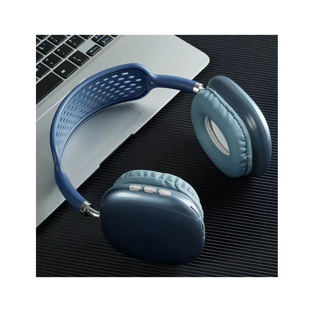 Foto 3 pulgar | Audífonos Inalámbricos Belug Azules con Bluetooth