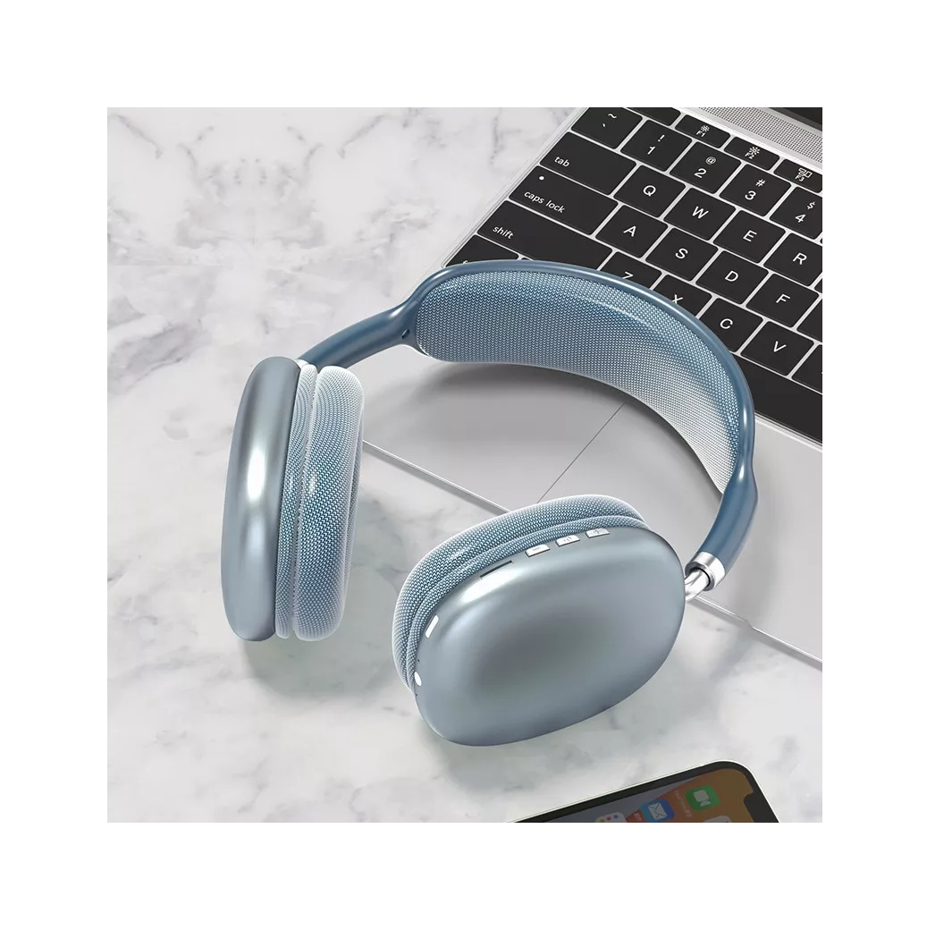 Foto 6 pulgar | Audífonos Inalámbricos Belug Azules con Bluetooth