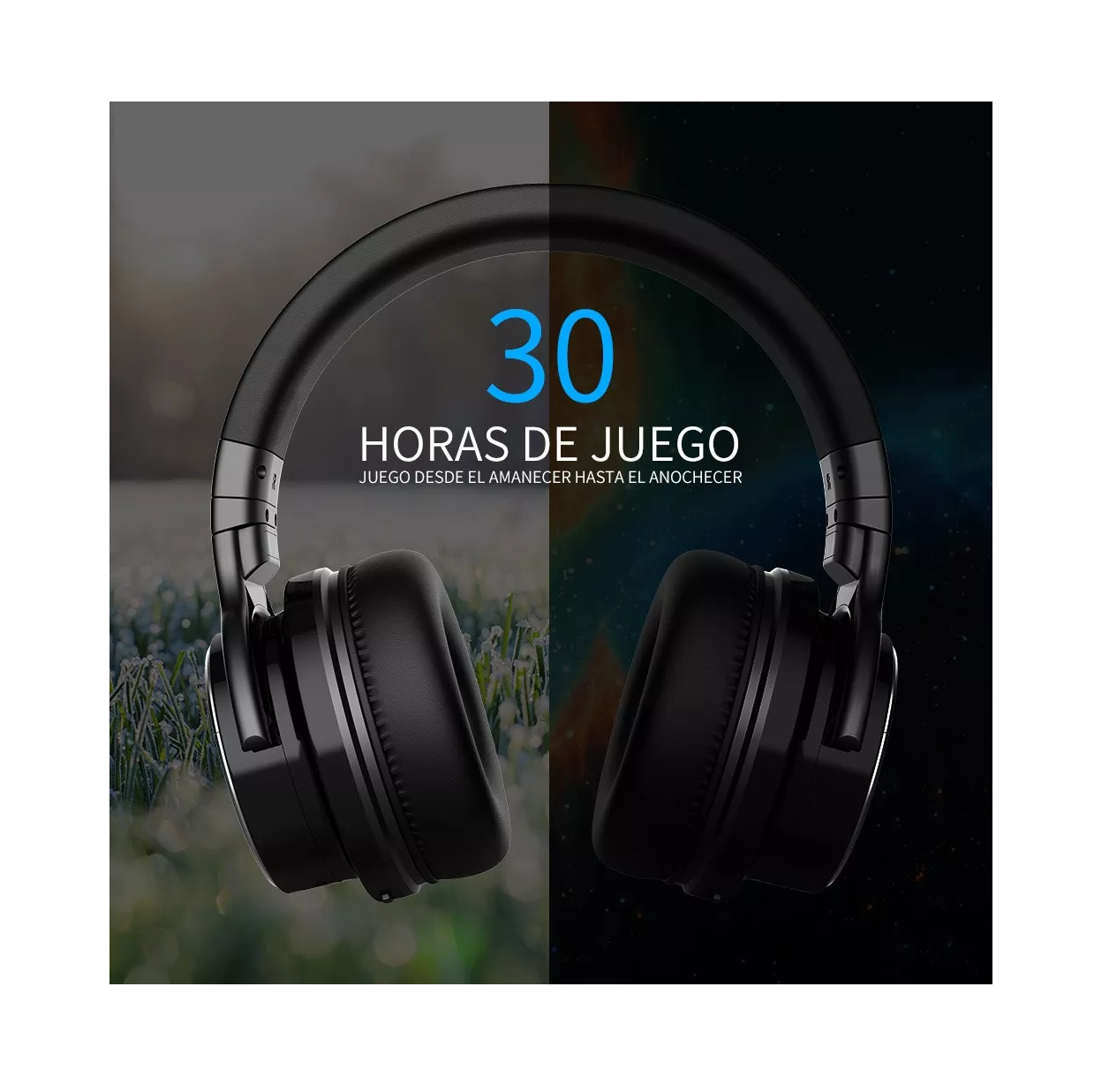 Foto 5 pulgar | Audífonos Cowin Bluetooth ANC E7 Pro Negros con Cancelación de Ruido