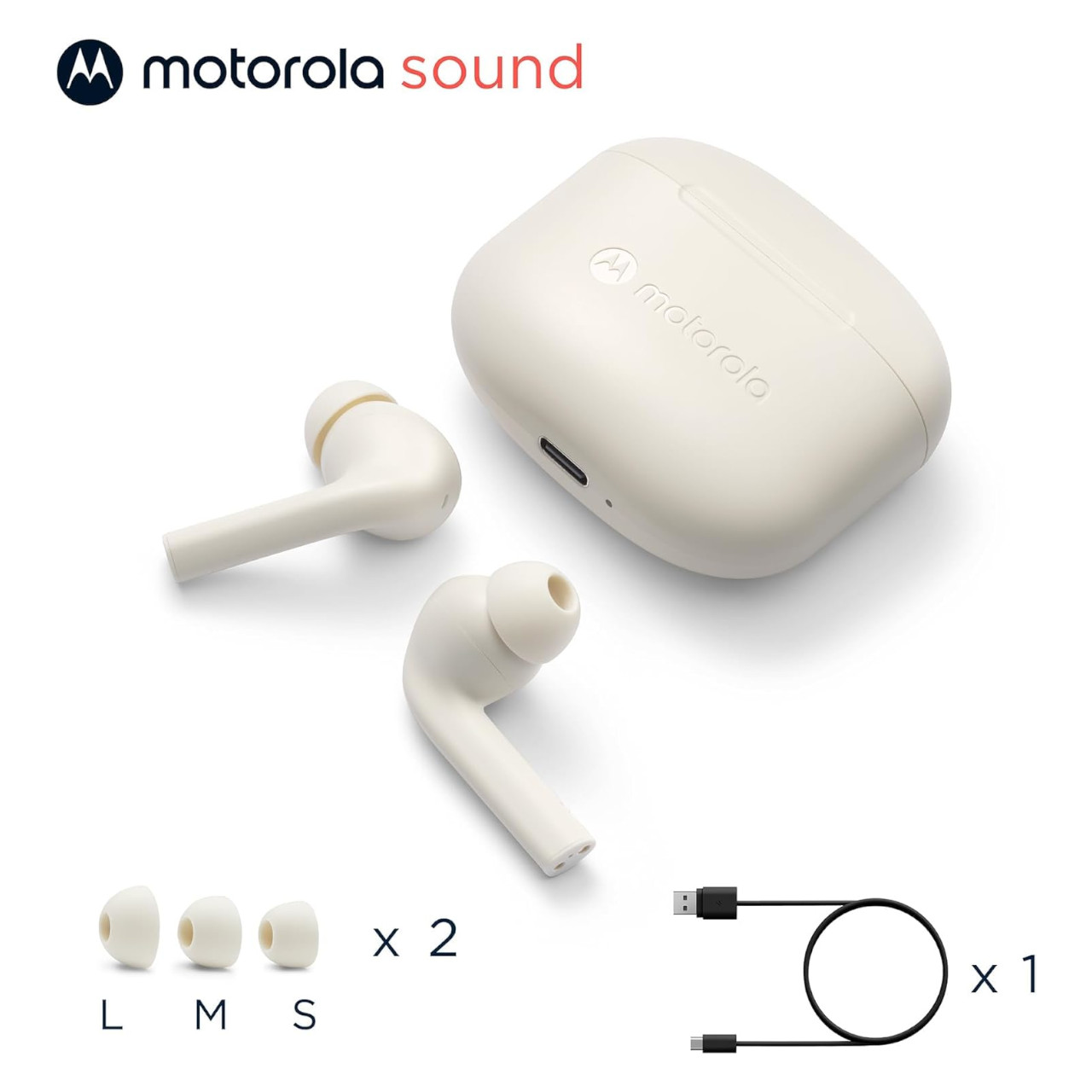 Foto 4 pulgar | Audífonos Inalámbricos Motorola Moto Buds 065 Bluetooth 17hr