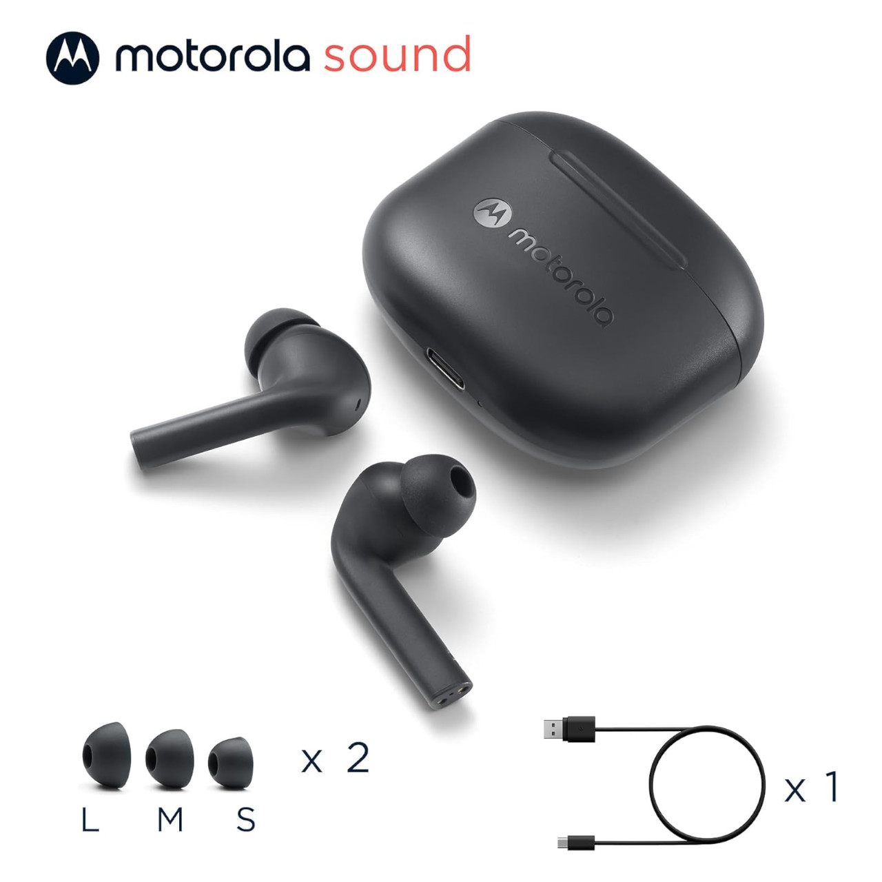 Foto 4 pulgar | Audífonos Inalámbricos Motorola Moto Buds 065 Bluetooth 17hr