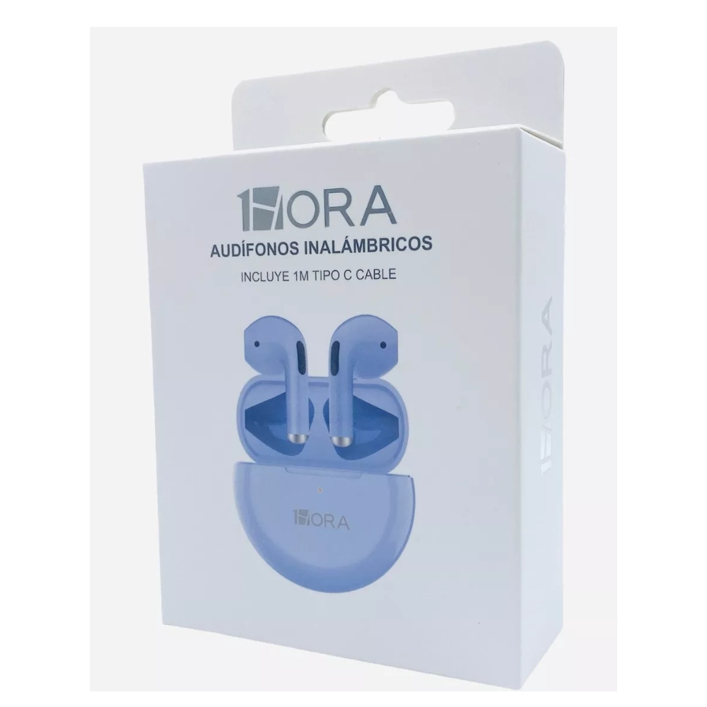 Foto 4 pulgar | Audífonos In-ear Inalámbricos 1hora Aut119 Lila Diseño Practico