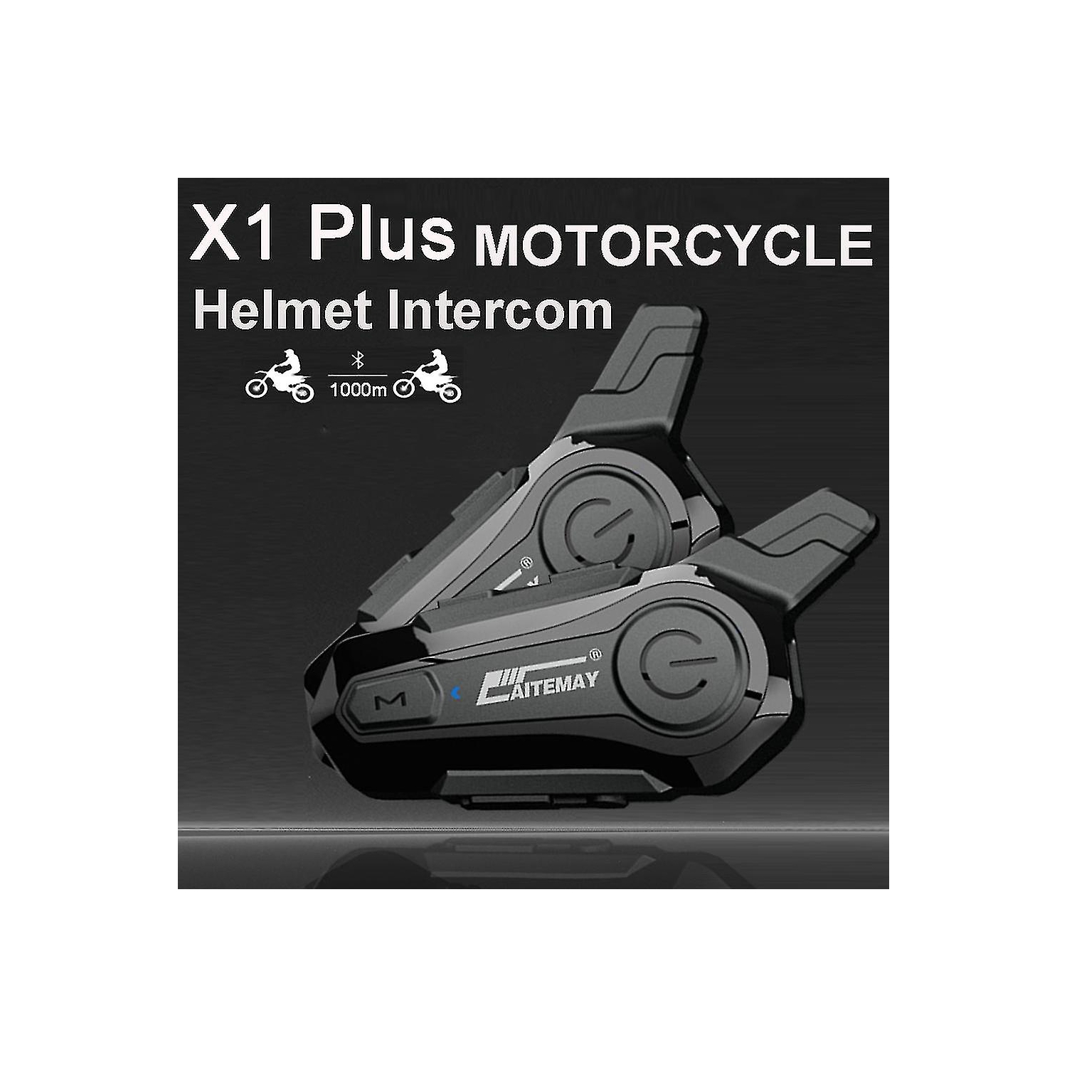 Foto 2 pulgar | Casco De Moto X1 Plus Con Intercomunicador Bluetooth - Venta Internacional.