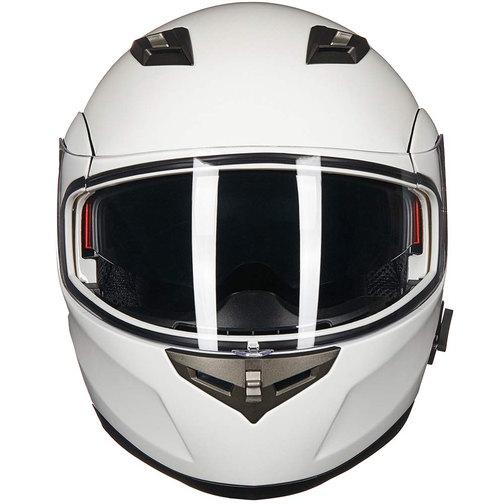 Foto 5 pulgar | Casco De Moto Ilm 953 Bluetooth Integrado Modular Blanco M - Venta Internacional.