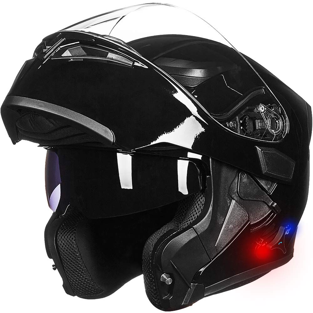Foto 2 pulgar | Casco De Moto Ilm 902bt Bluetooth Modular Abatible Completo - Venta Internacional.
