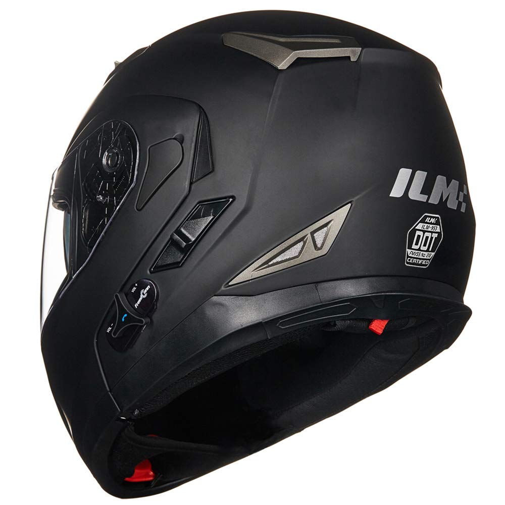 Foto 8 pulgar | Casco De Moto Ilm Bluetooth Integrated Modular 953 Xl - Venta Internacional.