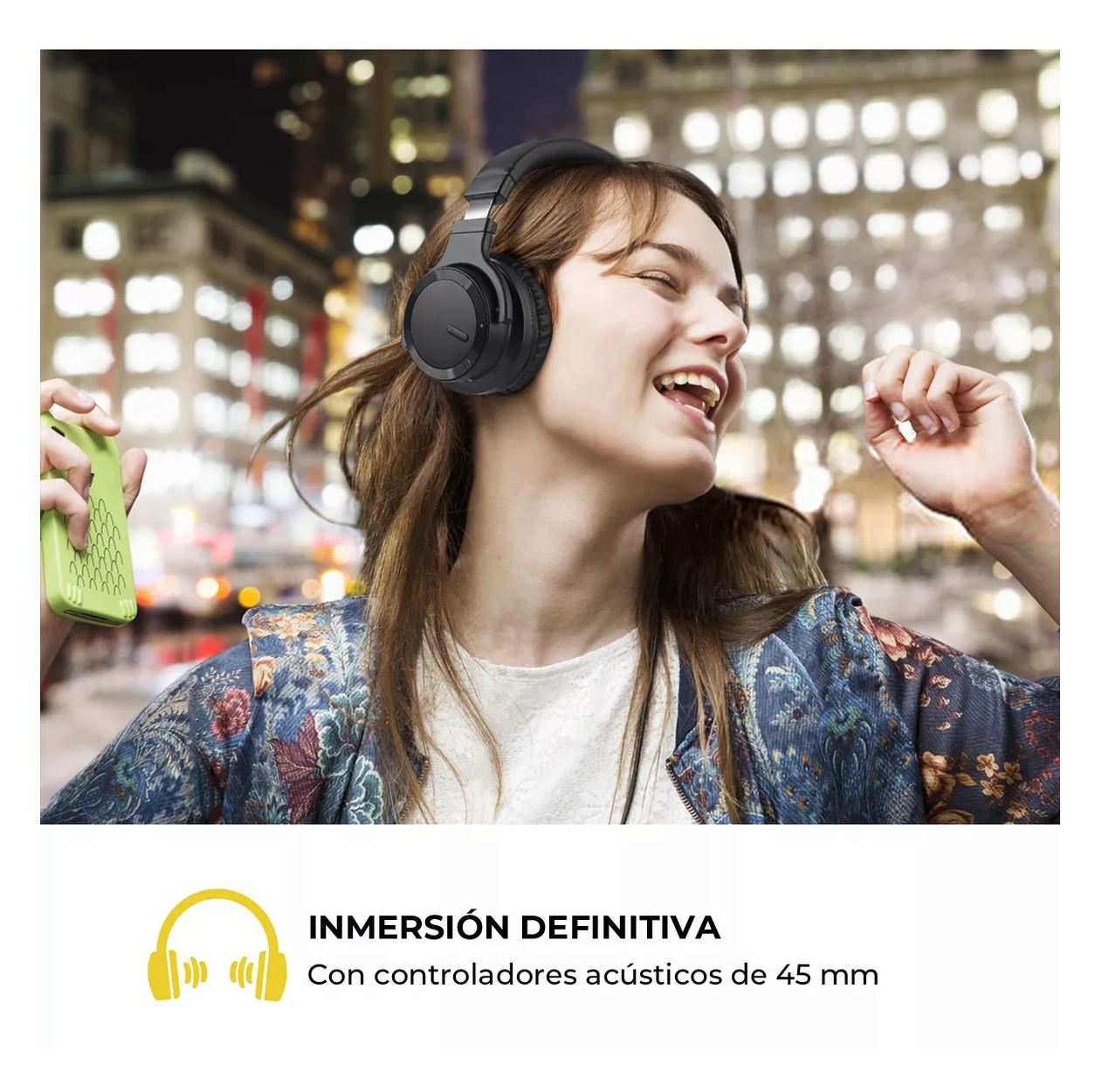 Foto 6 pulgar | Auriculares Inalámbricos Bluetooth Anc Mdpro Con Microfono