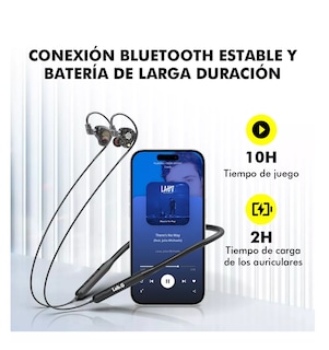 Foto 3 | Audífonos Lab.G Bluetooth Inalambrico Extraíble Negro
