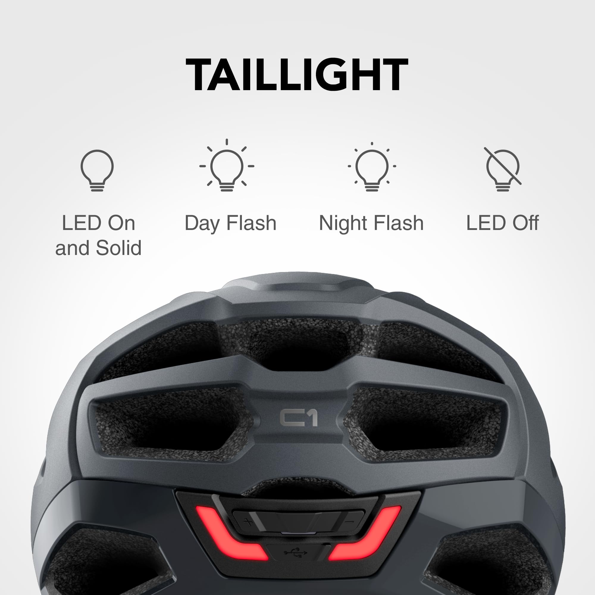 Foto 5 pulgar | Casco De Ciclismo Sena C1 Smart Bluetooth Intercom Gray M - Venta Internacional.