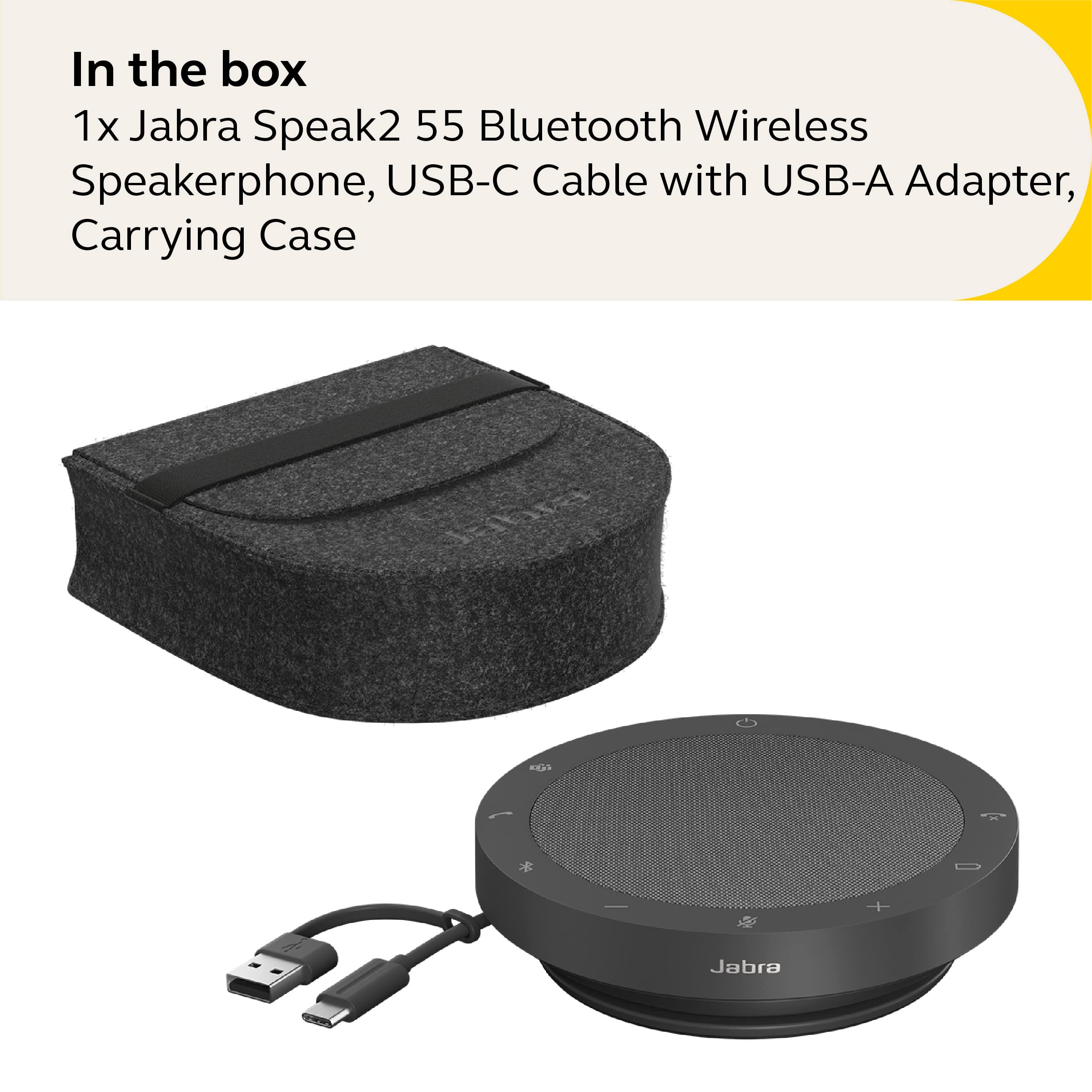 Foto 7 pulgar | Altavoz Bluetooth Inalámbrico Jabra Speak2 55 Gris Oscuro - Venta Internacional.