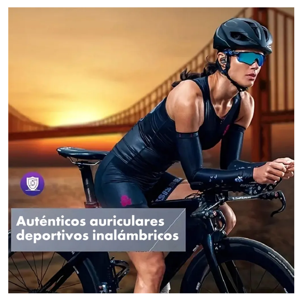 Foto 4 pulgar | Auriculares Deportivos Inalámbricos Bt5.4 Con Gancho Lab.g  Negro