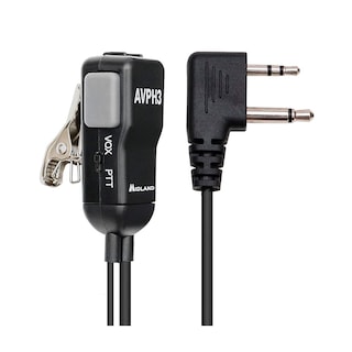 Foto 2 | Auriculares De Seguridad Midland Avph3 Transparent Ptt/vox Black - Venta Internacional.