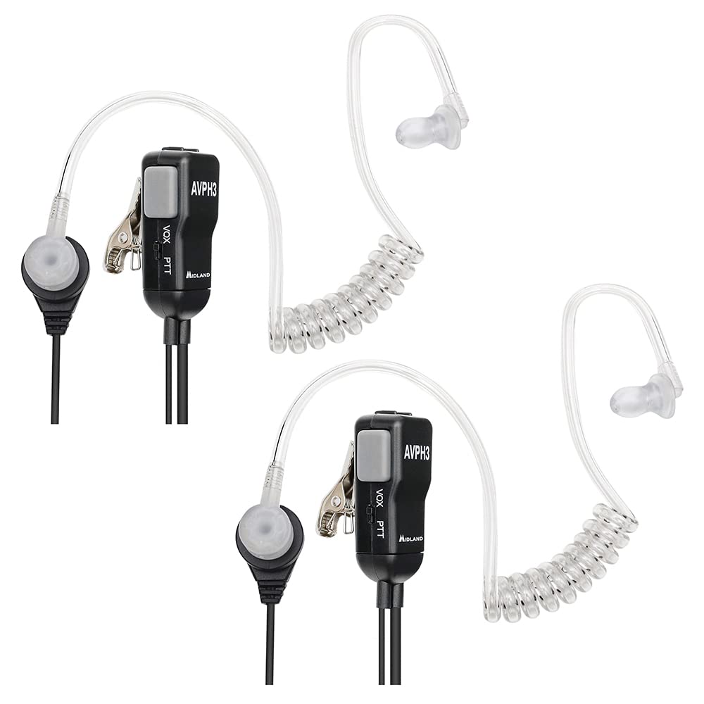 Foto 4 pulgar | Auriculares De Seguridad Midland Avph3 Transparent Ptt/vox Black - Venta Internacional.