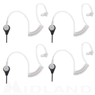 Foto 1 | Auriculares De Seguridad Midland Avph3 Transparentes Con Ptt/vox (paquete De 4) - Venta Internacional.