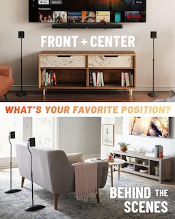Foto 3 | Par de Soportes de Altavoz Echogear Universales con Altura Ajustable - Venta Internacional