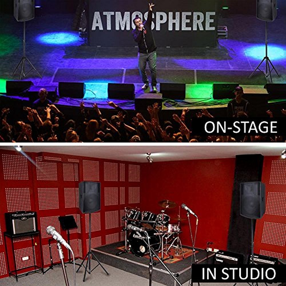 Foto 6 | Kit De Soporte De Altavoz Pyle Pstk107, Trípode Universal Para Dj Con Doble Pa - Venta Internacional.