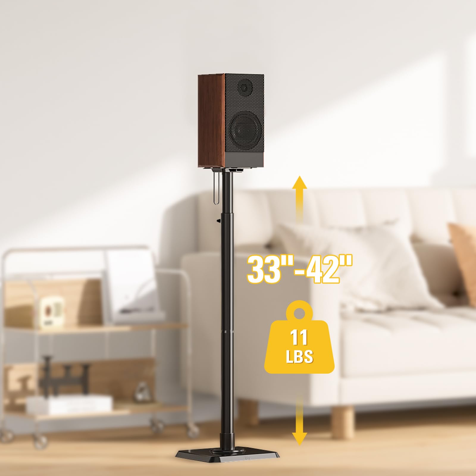 Foto 2 | Soportes Para Altavoces De Montaje Dream Md5402, Regulables En Altura - Venta Internacional.