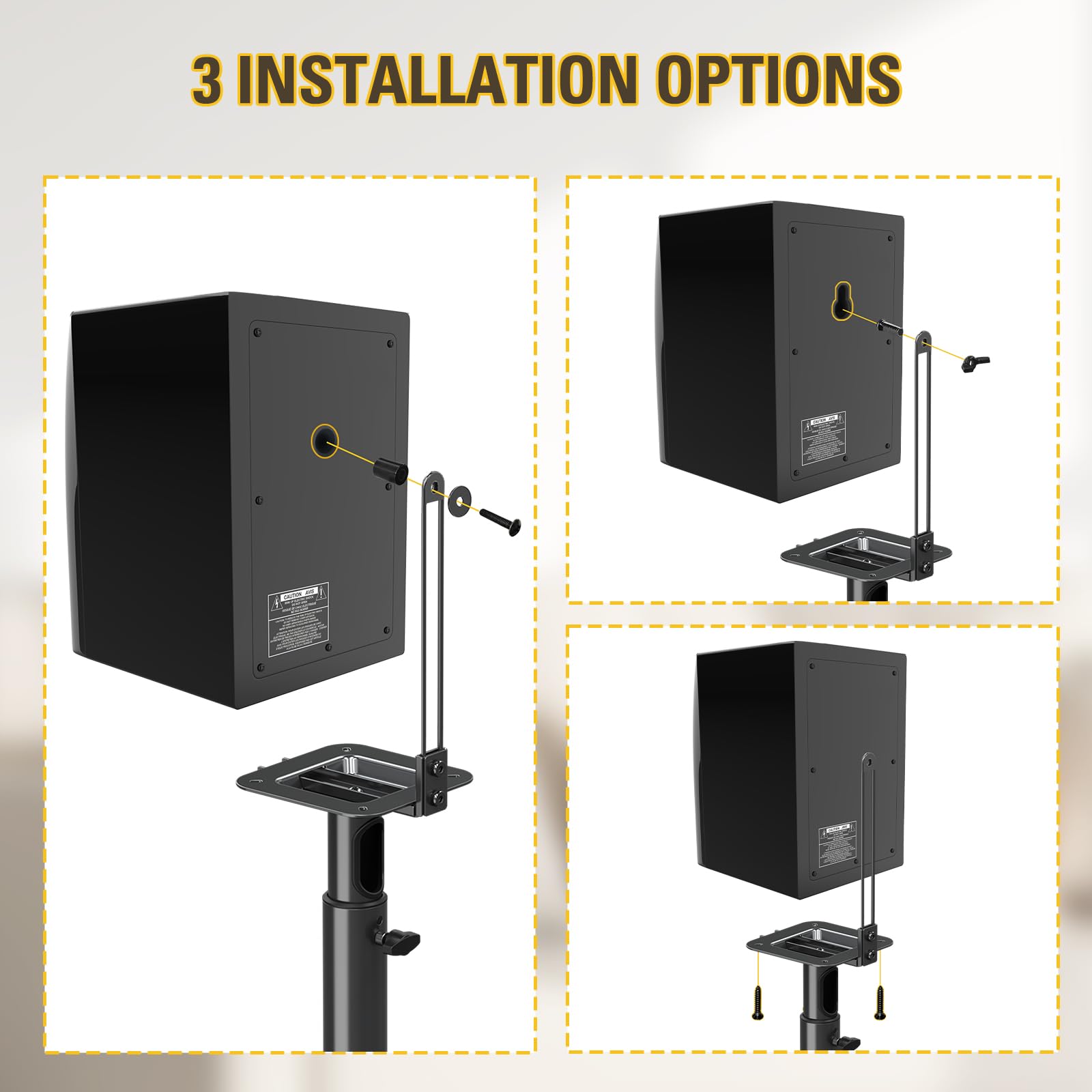 Foto 6 | Soportes Para Altavoces De Montaje Dream Md5402, Regulables En Altura - Venta Internacional.