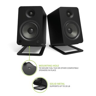 Foto 2 | Soportes De Altavoz De Escritorio Kanto S6 Inclinados Para Altavoces De Estantería - Venta Internacional.