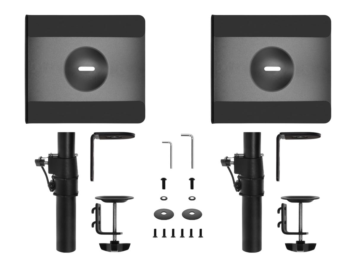 Foto 6 pulgar | Soportes De Altavoz De Escritorio Monoprice Universal Clamp-on Par - Venta Internacional.