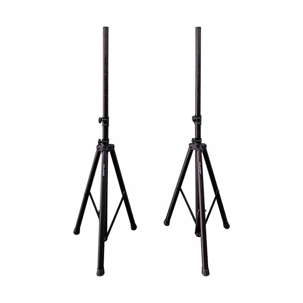 Foto 2 pulgar | Par De Atriles Para Bafle Con Funda Klingt Klt Pack 002 Speaker Stand Color Negro