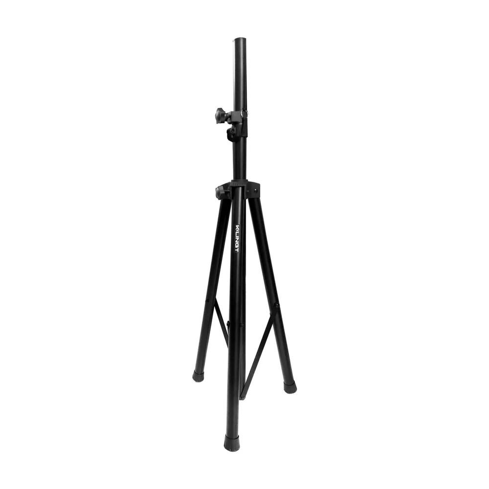 Atril Para Bafle Klingt Klt 011 Speaker Stand Color Negro De Aluminio