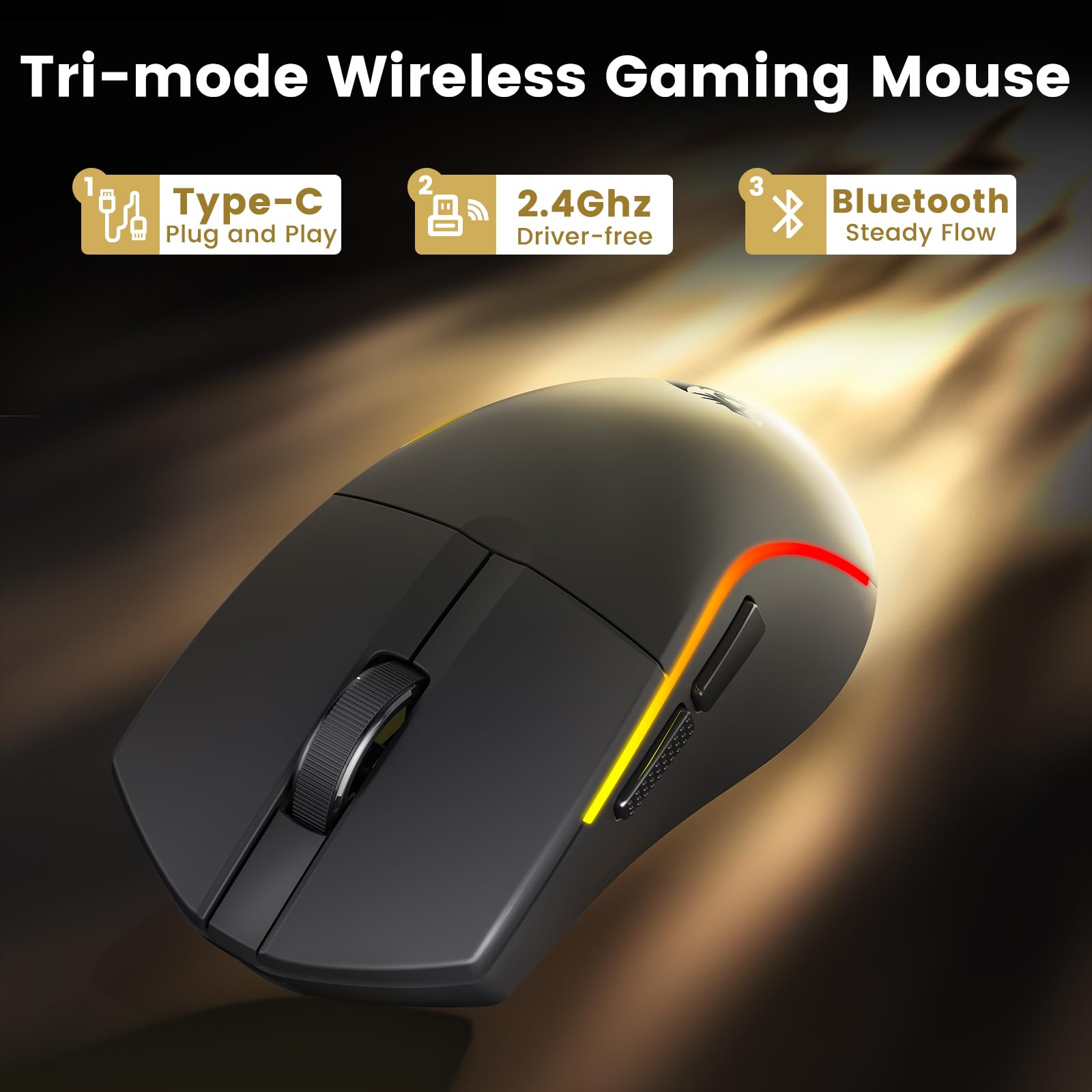 Foto 4 pulgar | Ratón Inalámbrico Para Juegos Redragon M816-pro 26k Dpi Rgb 61g - Venta Internacional.