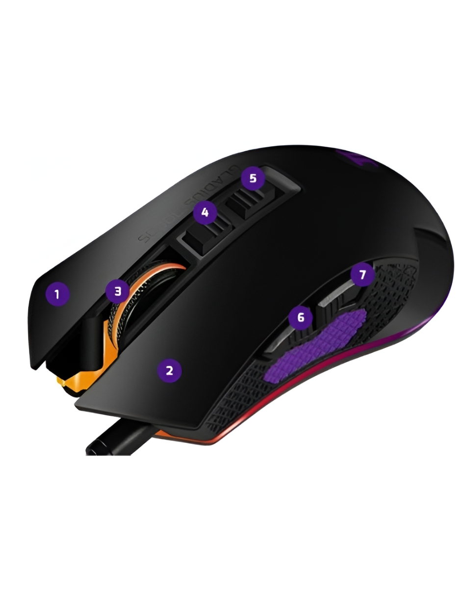 Foto 3 | Raton Gaming - Primus Gladius 10000s.
