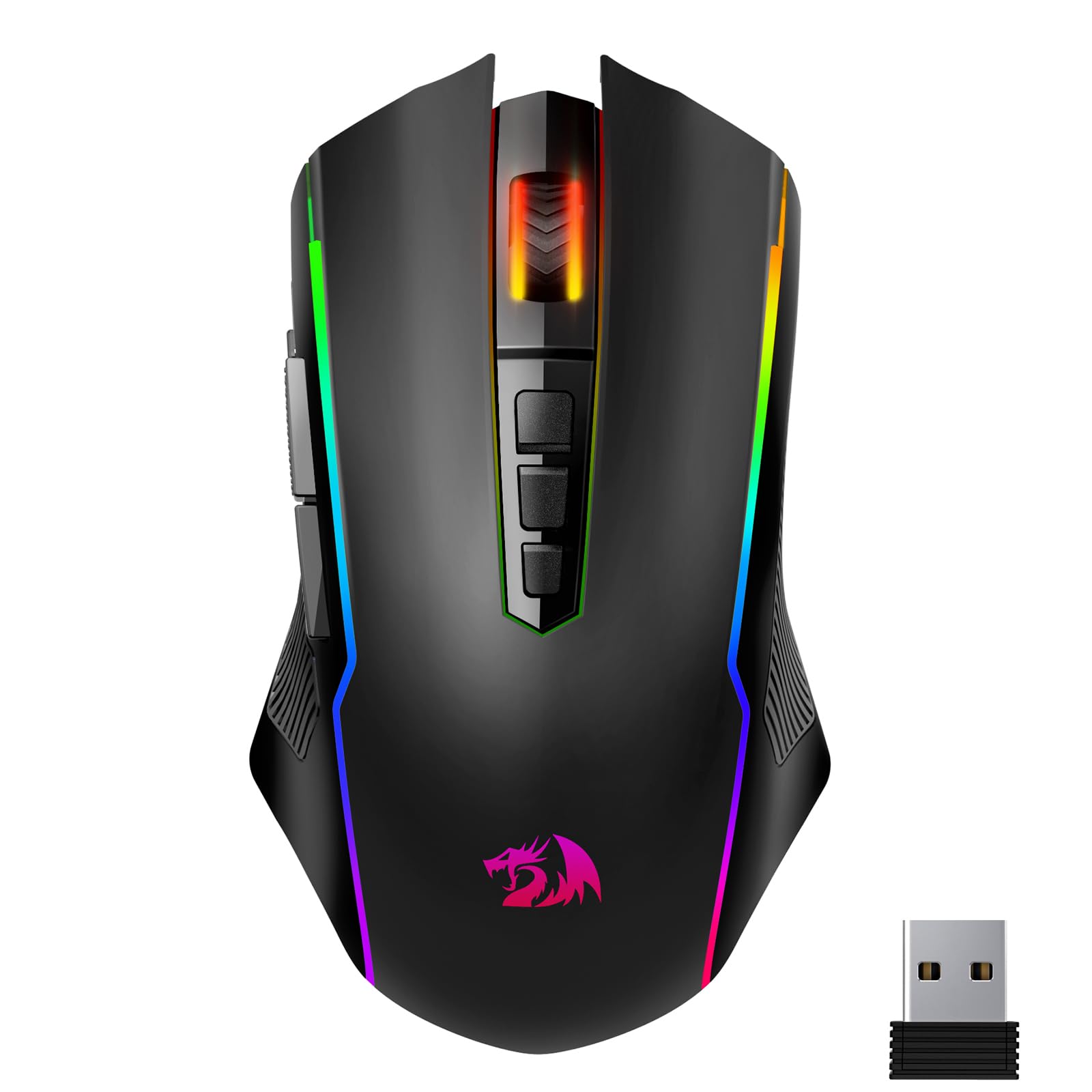 Foto 2 pulgar | Ratón Inalámbrico Para Juegos Redragon M914 10000 Dpi Rgb Blanco - Venta Internacional.