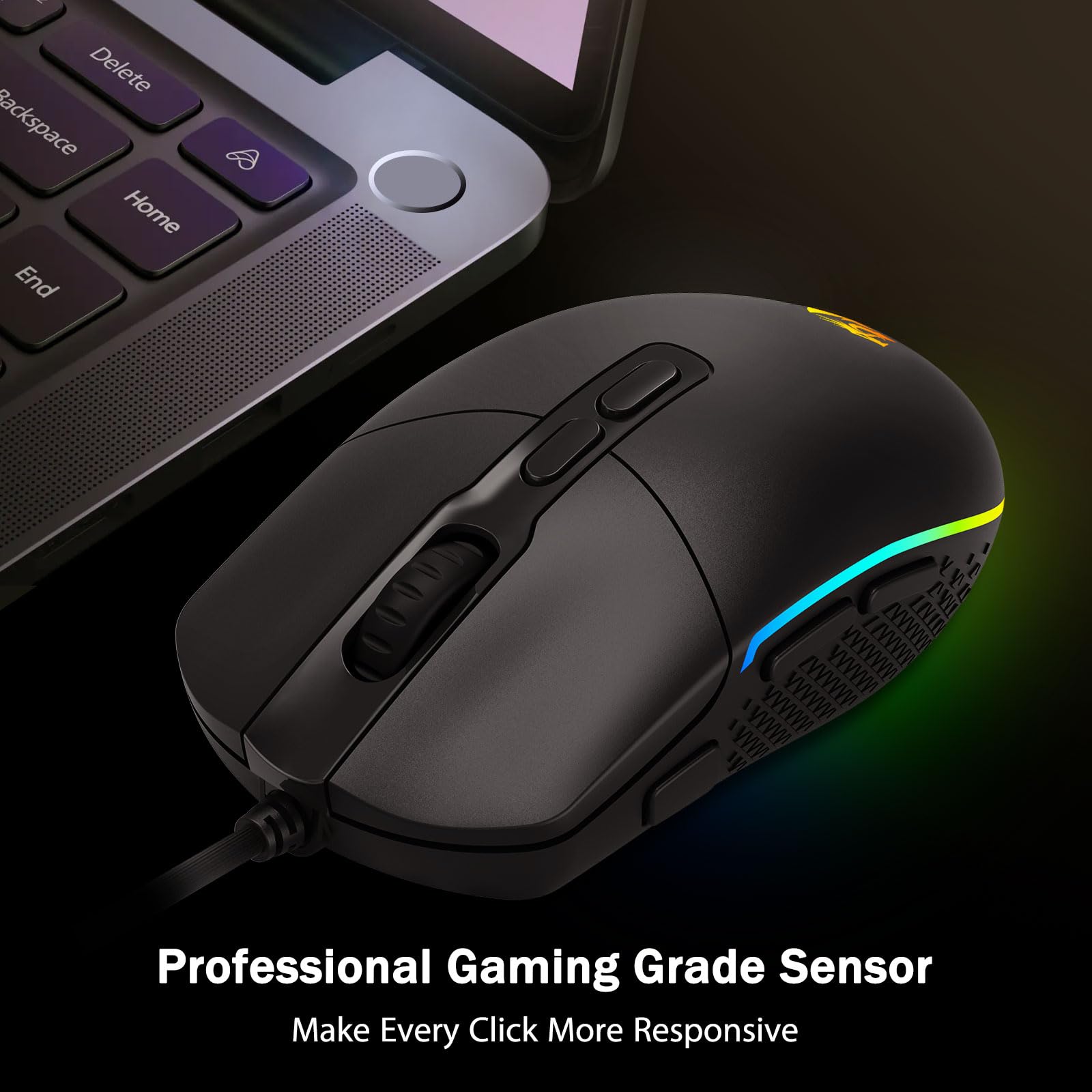Foto 4 pulgar | Ratón Para Juegos Redragon M719 Antonium Rgb 10,000 Dpi Con Cable - Venta Internacional.