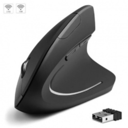 Mouse Ergonómico Brobotix 6000816, Inalámbrico, Óptico