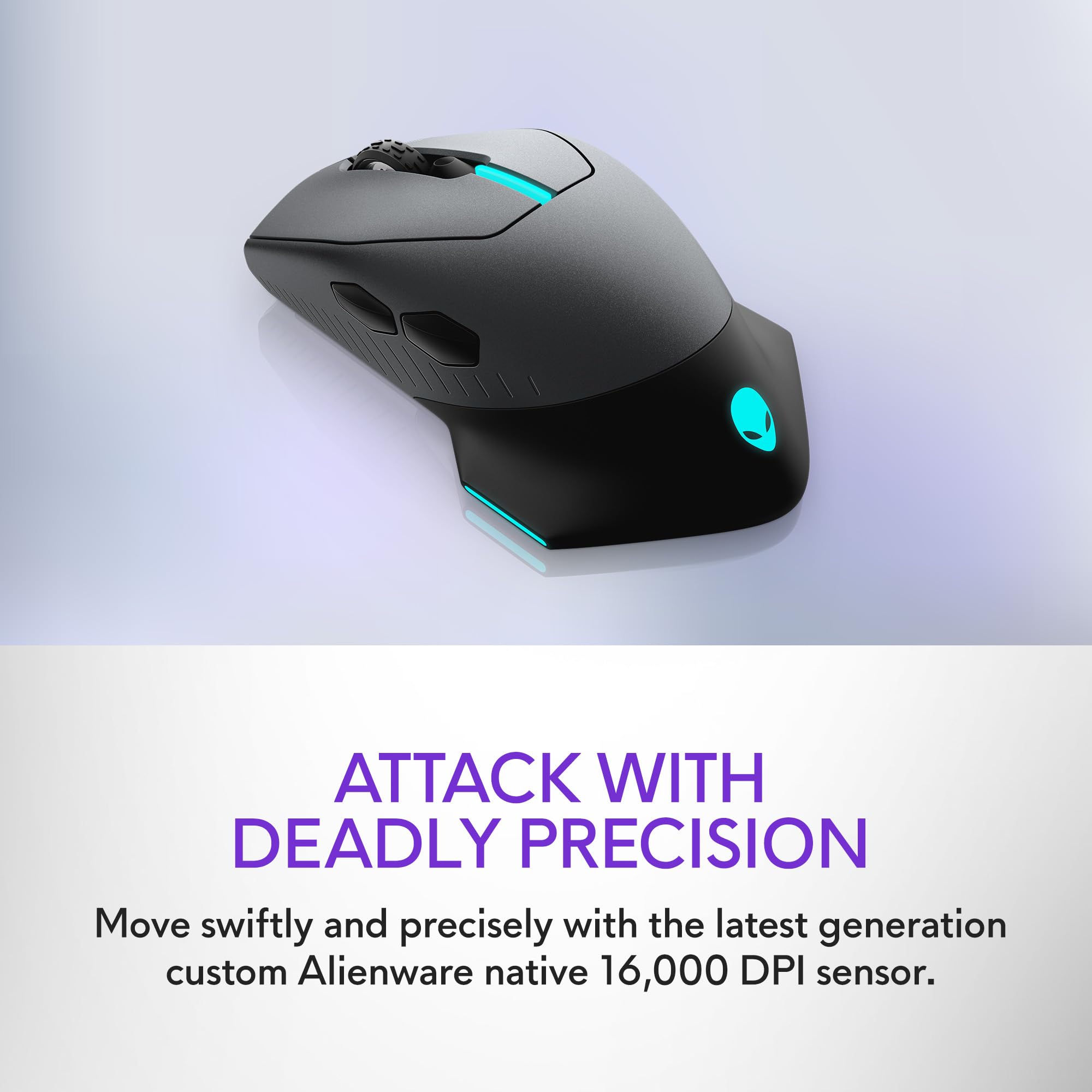 Foto 6 pulgar | Ratón Para Juegos Alienware Aw720m Tri-mode Inalámbrico 26,000 Dpi - Venta Internacional.
