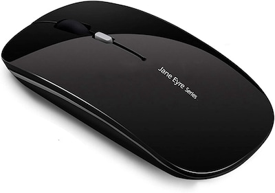 Foto 1 | Ratón Inalámbrico Q5 Slim + Receptor Usb Y Adaptador Tipo C + Pc, Portátil + Negro - Venta Internacional.