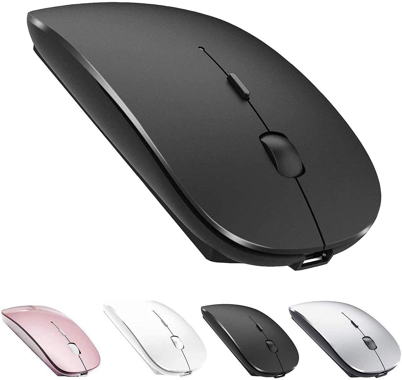 Venta Internacional - Mouse Bluetooth, Mouse Inalámbrico Recargable Para Macbook Pro/macbook Air, Bluetooth Wireles