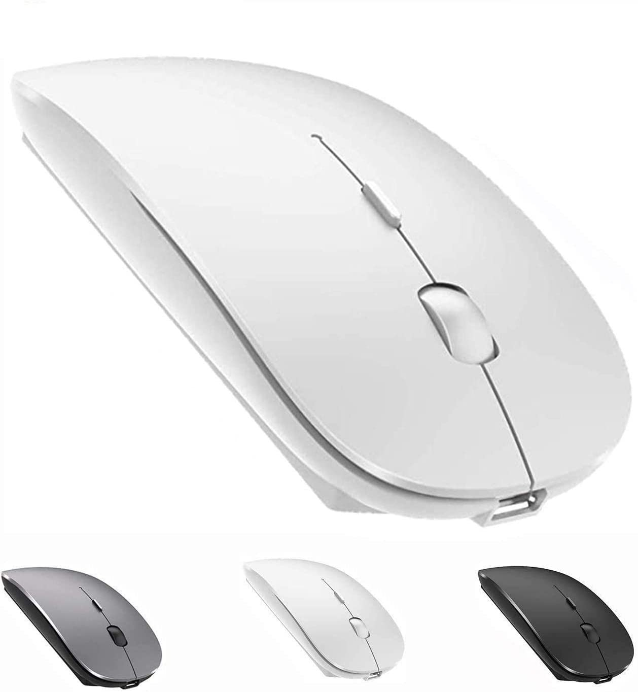 Venta Internacional - Mouse Bluetooth, Mouse Inalámbrico Recargable Para Macbook Pro, Bluetooth Wireless Mouse Par