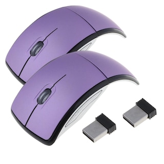 Foto 2 | Mouse Clickerpurple Hotshot Mxpur-002 2 Piezas Morado