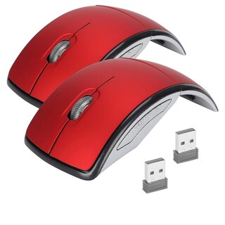 Foto 2 | Mouse Ultraligero Hot Shot Mxckd-002 2 Piezas Rojo