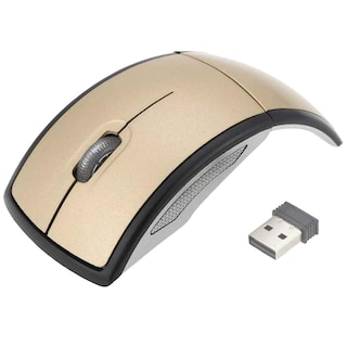 Foto 2 | Mouse Plegable Usb 3 Botones Hotshot Mxcgl-001 1 Pieza Dorado