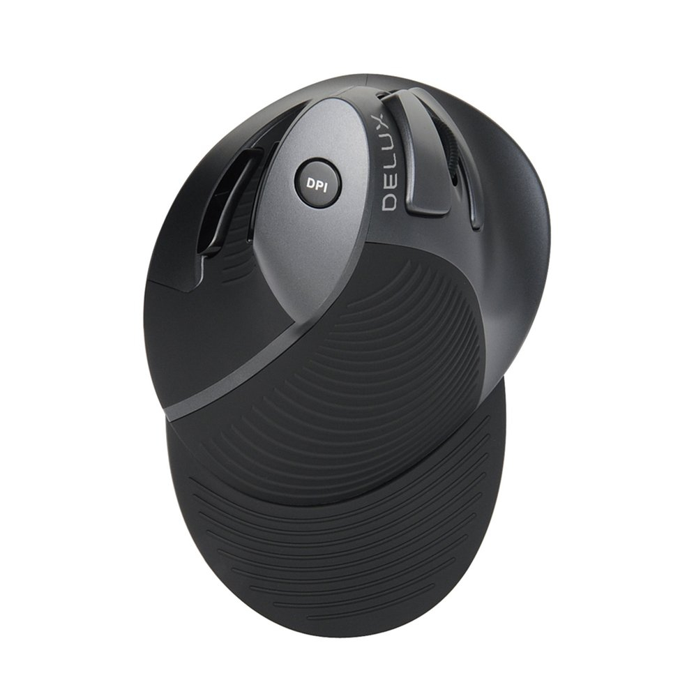 Foto 4 pulgar | Venta Internacional-ratón Inalámbrico Delux M618gx De 6 Botones Ergonómico Vertical